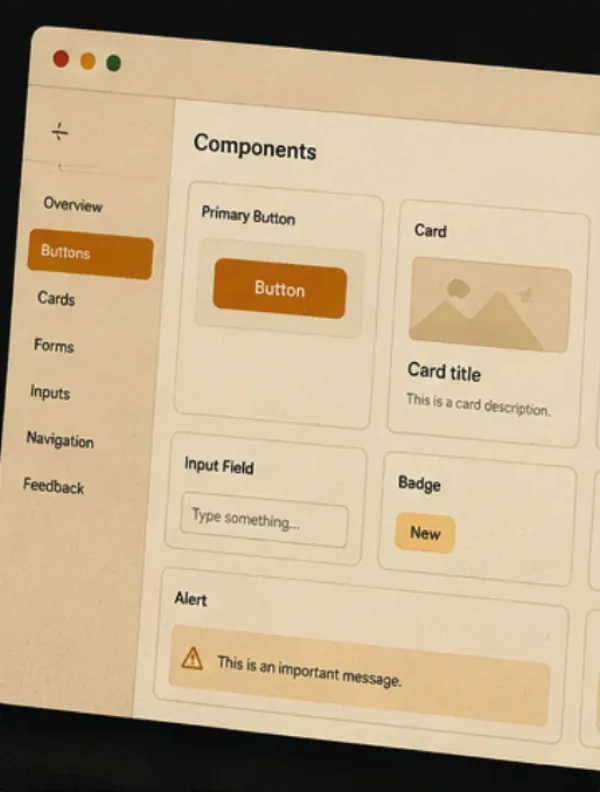 Component-driven UI design system